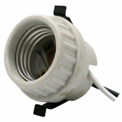 Socate De Porcelana Con Cable Ferreteria FERMETAL-SOC-10 