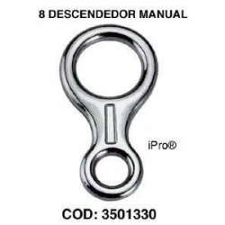 Descendedor 8 manual para drizas de 9 a 24 milímetro Ferreteria